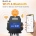 APsystems EZ1 microinverter with built‑in Wi‑Fi/Bluetooth and a 'No Gateway Needed' badge, shown beside a smartphone app display for real‑time monitoring,