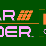 Solar Builder logo with 'Product of the Week' badge on black background, orange accents.